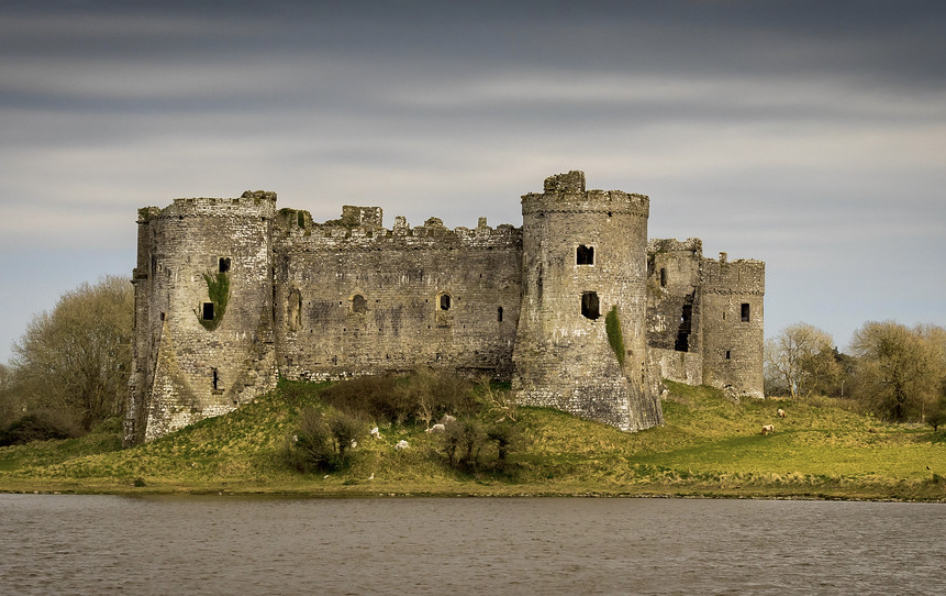 Abandoned Carew Castle 